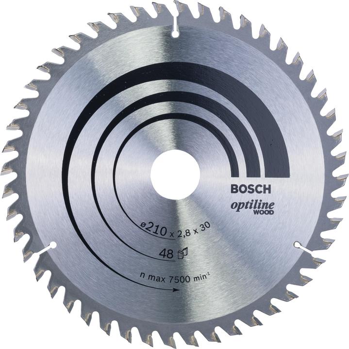 Bosch Professional Zubehör Lama circolare per legno PRO, 210 x 2,8 x 30 mm