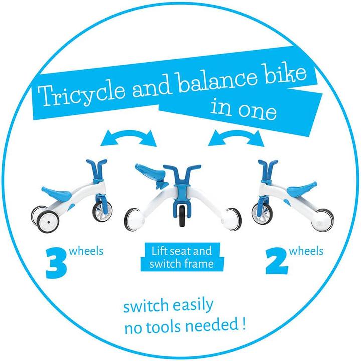 Image du produit Chillafish Bunzi 02 Poussette + Balance Bike 2in1