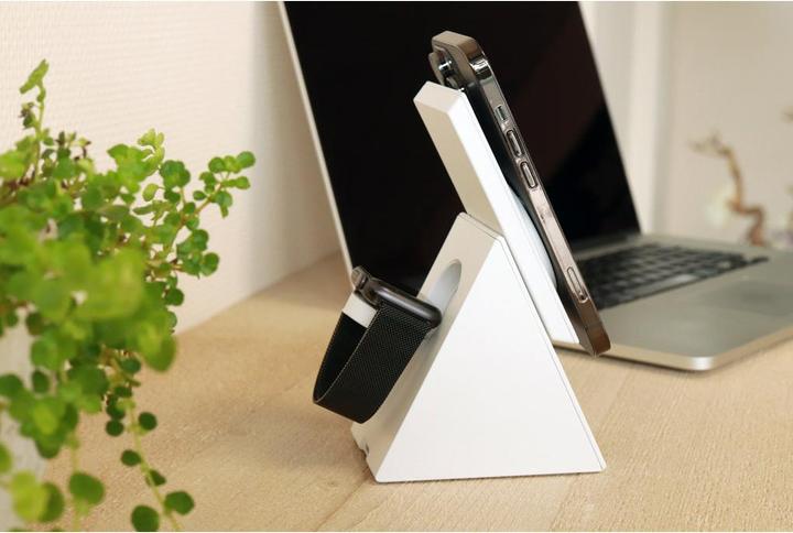 Produktbild Mobiparts Wireless 3 in 1 Charger 15W Triangle Black (15 W)