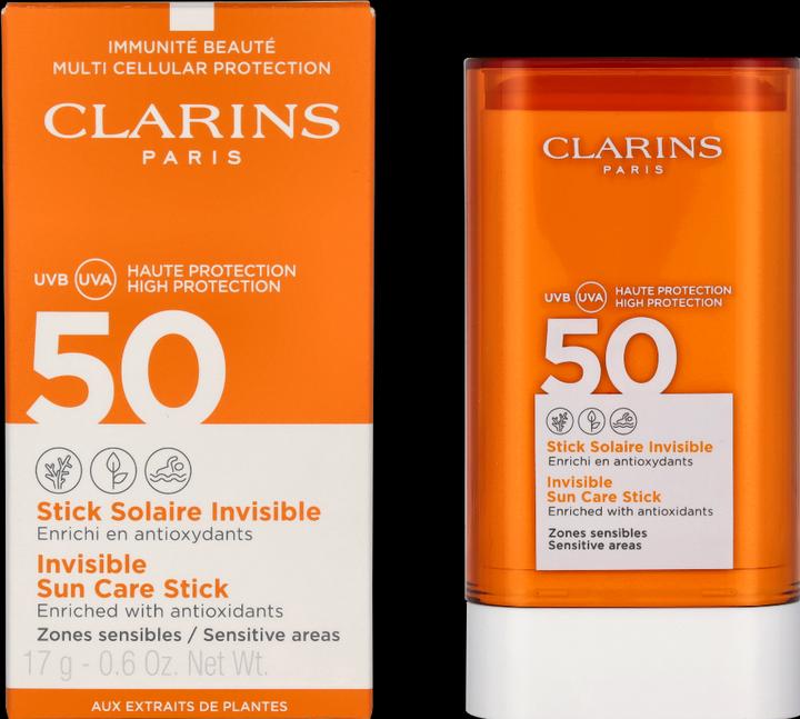 Produktbild Clarins Invisible Sun Care Stick (Sonnencreme Gesicht, Sonnenstick, SPF 50, 69 g)
