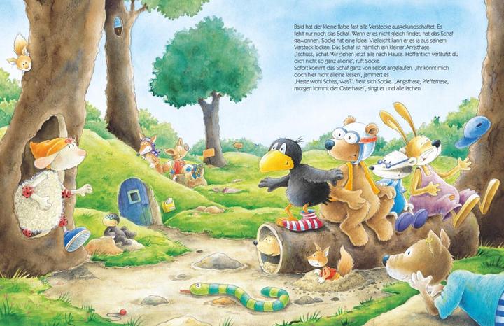 Produktbild Der kleine Rabe Socke: Alles mutig! 5 Bilderbuchgeschichten vom kleinen Raben Socke (Deutsch, Nele Moost, 2020)