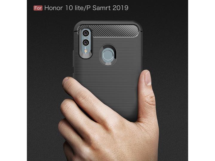 Image du produit Screenguard Housse Huawei P Smart 2019 Carbon Brushed Soft TPU (Huawei P Smart+ (2019))