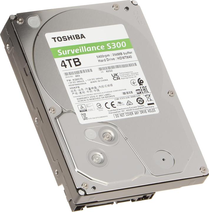 Actual product image Toshiba S300 Surveillance (4 TB, 3.5", SMR)
