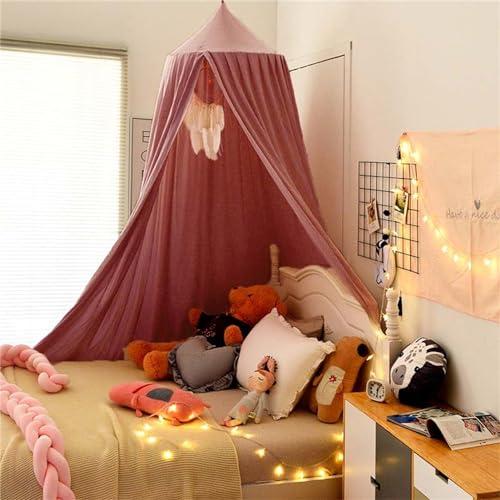 Image du produit Activity Board Ciel de lit bébé, moustiquaire enfant dentelle baldaquin, fille princesse rideau de lit en coton