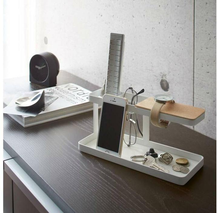 Actual product image Yamazaki TOWER desk organiser