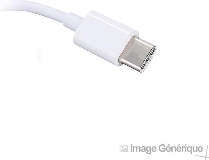 Produktbild No Name Adapter audio USB-C - jack 3,5mm biały/white bulk (USB Typ C)