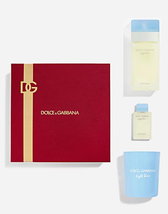 Immagine prodotto Dolce & Gabbana Light Blue Xmas Set - Eau De Toilette 50 Ml, Candle 70 G, Mini Eau De Toilette