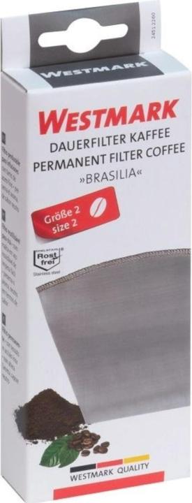 Actual product image Westmark Permanent filter insert coffee, foldable, size 2, Brasilia, 18/8 stainless steel, 24512260