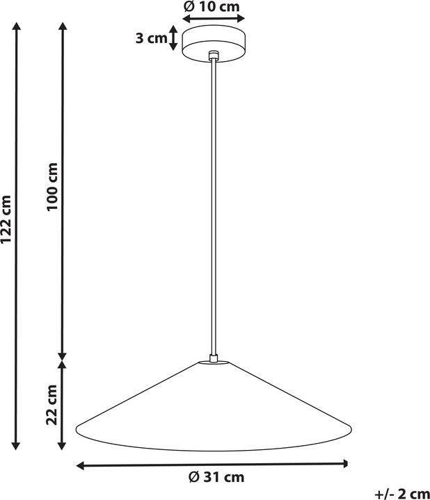 Actual product image Beliani Porongos (E27)