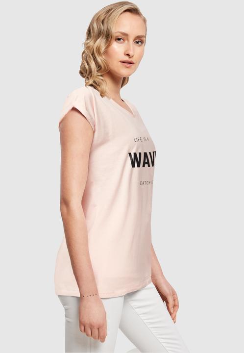 Produktbild Merchcode Ladies Summer - Life is a wave T-Shirt - 118923 (L)