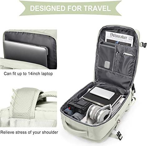 Actual product image Only-Bags.Store Cabin Bag for EasyJet 45x36x20 Travel Backpack Ryanair with USB Port Airplane Backpack