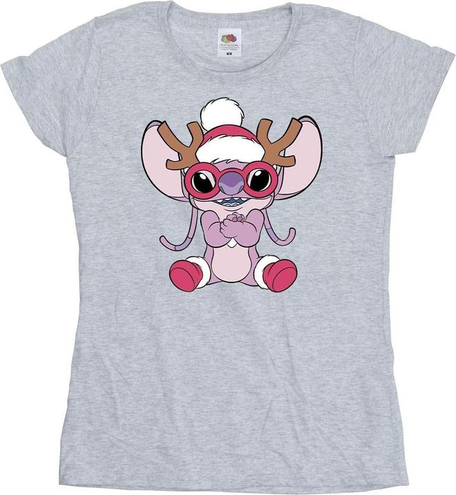 Disney Lilo & Stitch Angel Reindeer TShirt (L)