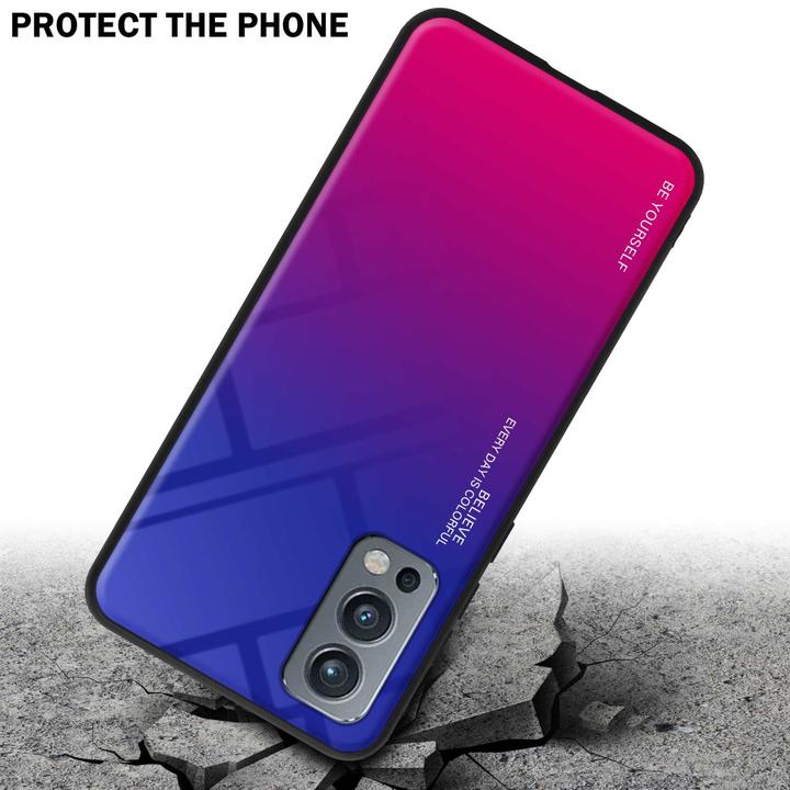 Actual product image Cadorabo TPU 2 colors glass envelope (OnePlus Nord 2 5G)