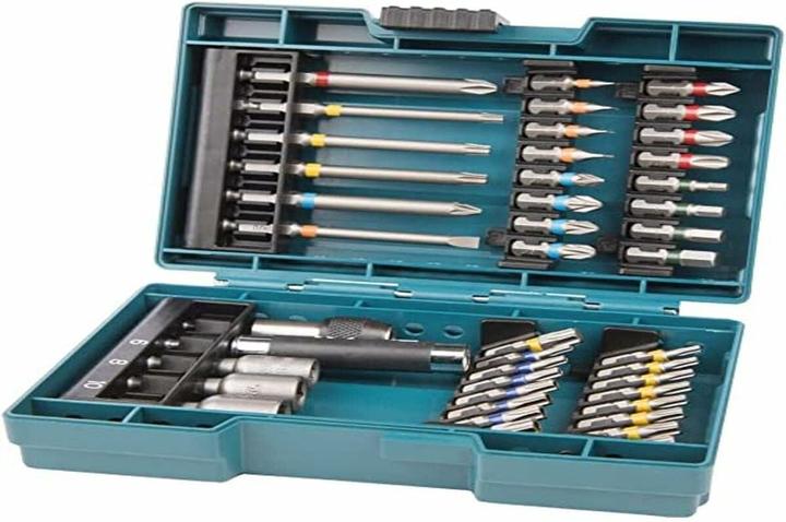 Makita B-55697 (Croix Phillips PH M2, Six pans creux TX M20, Six pans creux TX M25, Six pans creux TX M15, Six pans creux TX M30, Six pans creux TX M27, Croix Pozidriv PZ M2, Six pans creux TX M10, Six pans creux TX M40)