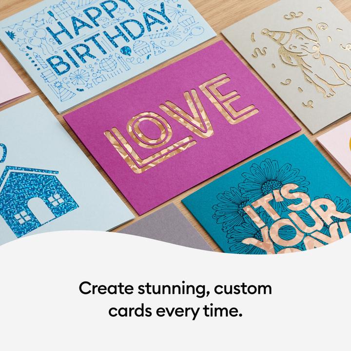 Actual product image Cricut Cut-Away Cards Pastel R40 12,1cm x 16,8cm 12-pack (P)