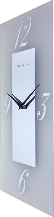 Actual product image Nextime Wall Clock Dali Transparent/White