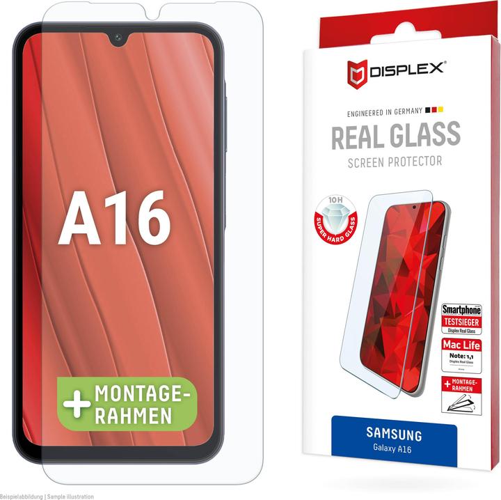 Displex Real Glass, 2D Panzerglas (1 Piece, Samsung Galaxy A16)