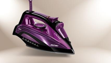 Actual product image MPM MZE-21/NS Steam Iron 2800 Watt Blue (2800 W, 180 g/min)