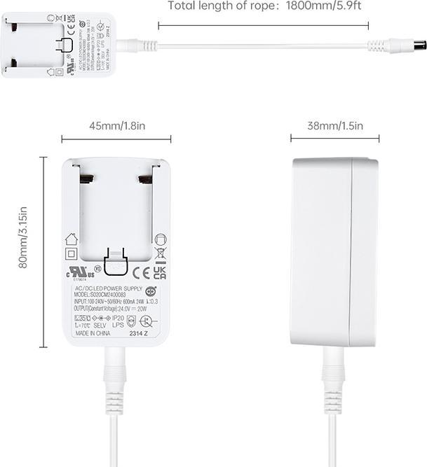 Produktbild Light Solutions Power Supply to Hue Lightstrip