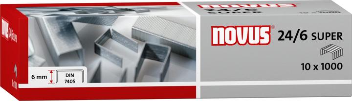 Image du produit Novus Agrafe pour agrafeuse de bureau 24/6 DIN Super (1000 x)
