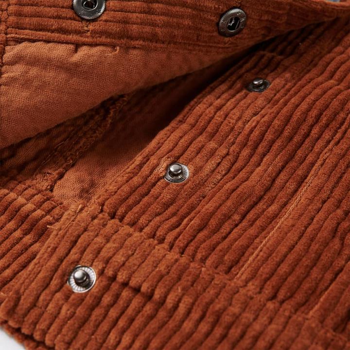 Produktbild VidaXL Kinderjacke Cord Cognac 104,Aussenmaterial: Cord (100 (104)