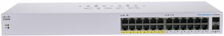 Actual product image Cisco PoE Switch CBS110-24PP-EU 24 Port (24 Ports)