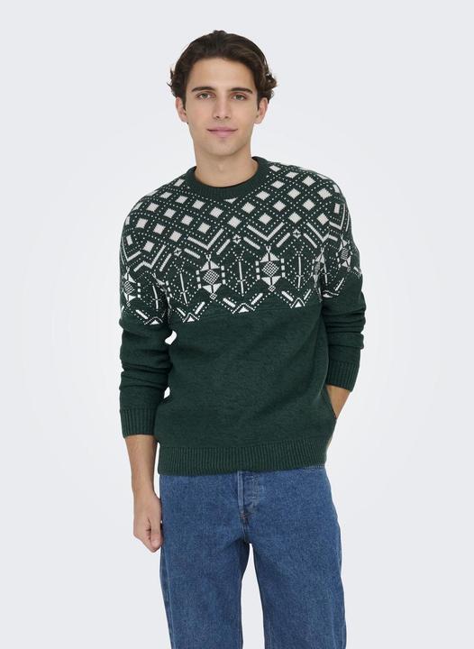 Immagine prodotto Only & Sons ONSEZ REG 7 JAQ CREW KNIT Maglione a maglia (M)