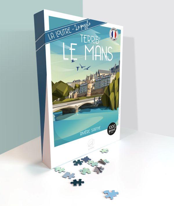 Actual product image La Loutre Puzzle 1000 pieces TERRIB'LE MANS (1000 pieces)