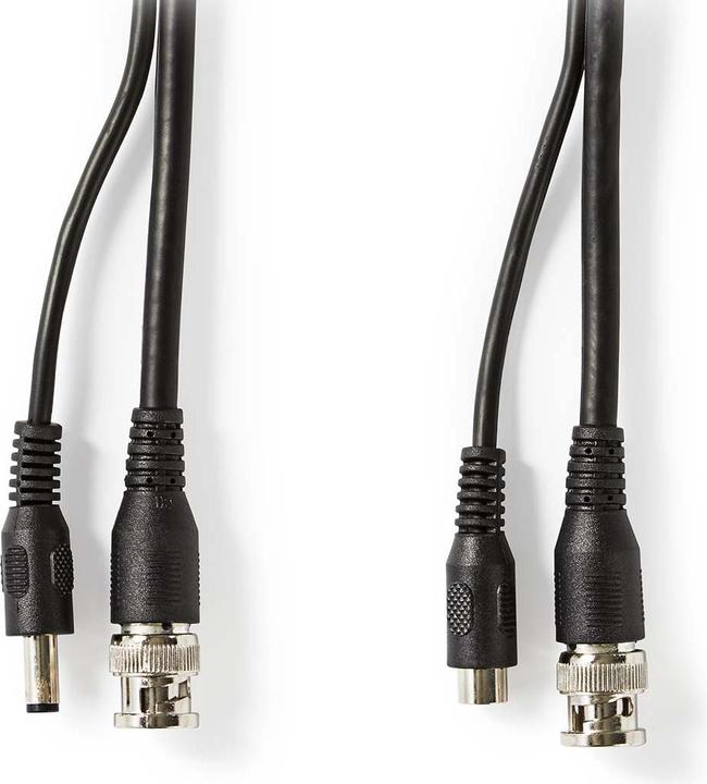 Produktbild Nedis CCTV-Sicherheitskabel BNC/DC 50.0 m rund PVC Schwarz Kartonverpackung (Antennenkabel)