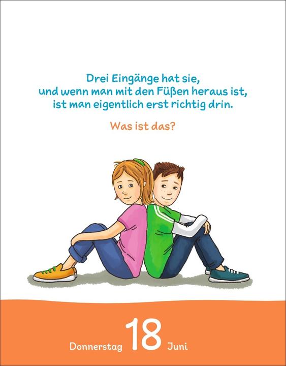 Image du produit Harenberg Kalender für clevere Kids Tagesabreisskalender 2026 (Allemand)