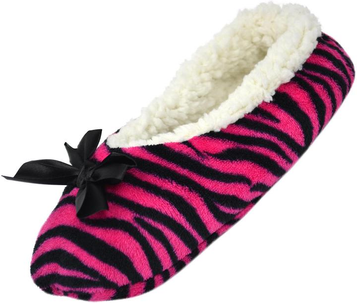 Produktbild Normani Damen-Slipper Hausschuhe mit Schleife (40)