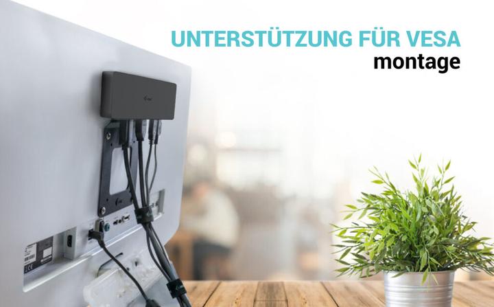 Immagine prodotto i-tec USB-C Triple 4K Display Docking Station (USB-C, 9 Porti)