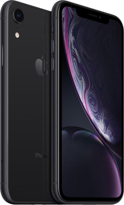 T1A Apple iPhone XR (128 GB, Black, 6.10", 12 Mpx, Dual SIM, C / Gut)