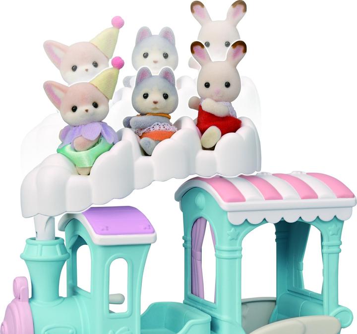 Actual product image Epoch Rainbow train playset with figure