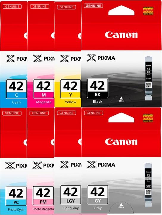 Immagine prodotto Canon Cli-42 (M, PREMIER, GY, LGY, FC, C, Y, PC)
