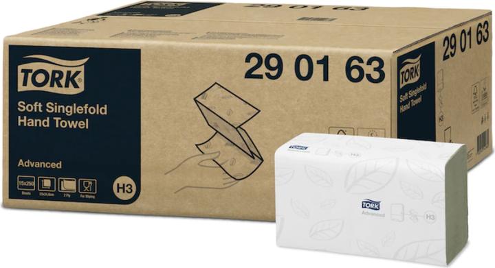 Image du produit Tork Serviettes en papier 2 plis 15 Pc (1 x)
