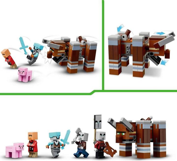 Produktbild LEGO MINECRAFT Ein Verwüster am Plünderer-Aussenposten (21278, LEGO Minecraft)