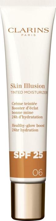 Clarins Skin Illusion - Getönte Feuchtigkeitscreme Spf25 06 (Sonnencreme Gesicht, SPF 25, 40 ml)