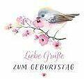 Produktbild Edition Gollong Postkarte. Zum Geburtstag (Vogel)