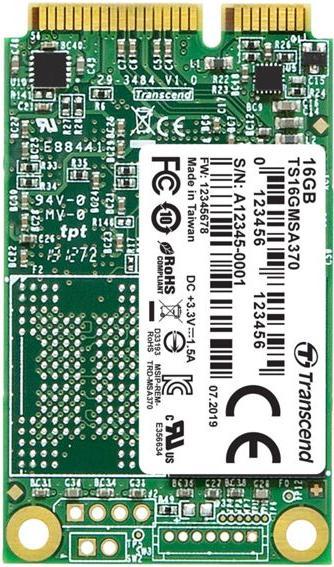 Produktbild Transcend MSA370 (16 GB, mSATA)