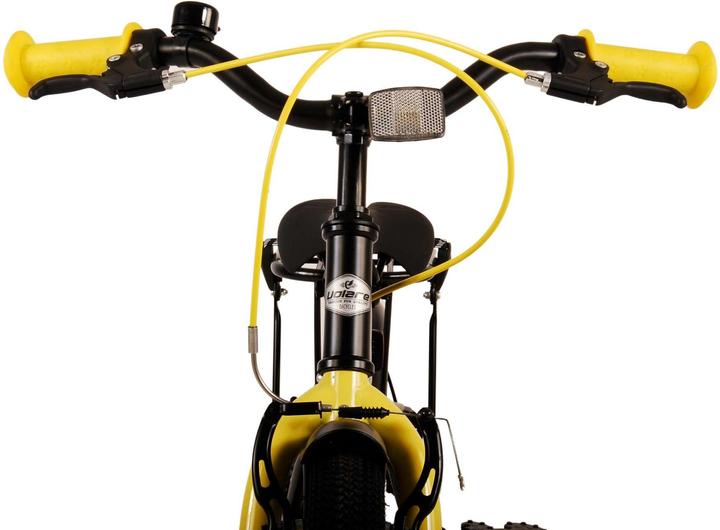 Image du produit Volare Vélo enfant Thombike - Garçons - 18 pouces - noir-jaune - freins à deux mains (18")