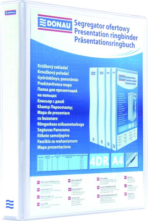 Image du produit Donau Segregator 4-ringowy A4 50mm biały (A4, 1 x)