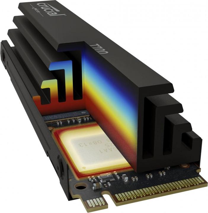 Actual product image Crucial T700 with Heatsink (1000 GB, M.2 2280)