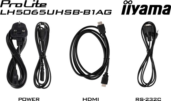 Image du produit iiyama 50" 3840x2160, UHD VA panel, Haze 25%, 8 (3840 x 2160 pixels, 49.50")