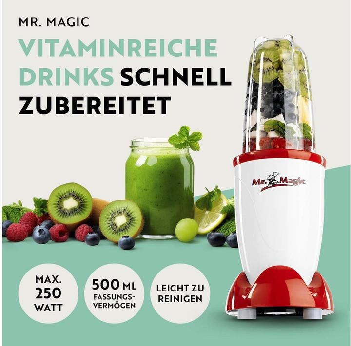 Produktbild Gourmetmaxx 250 Watt, inkl. Deckel, Weiss/Rot Single (250 W)