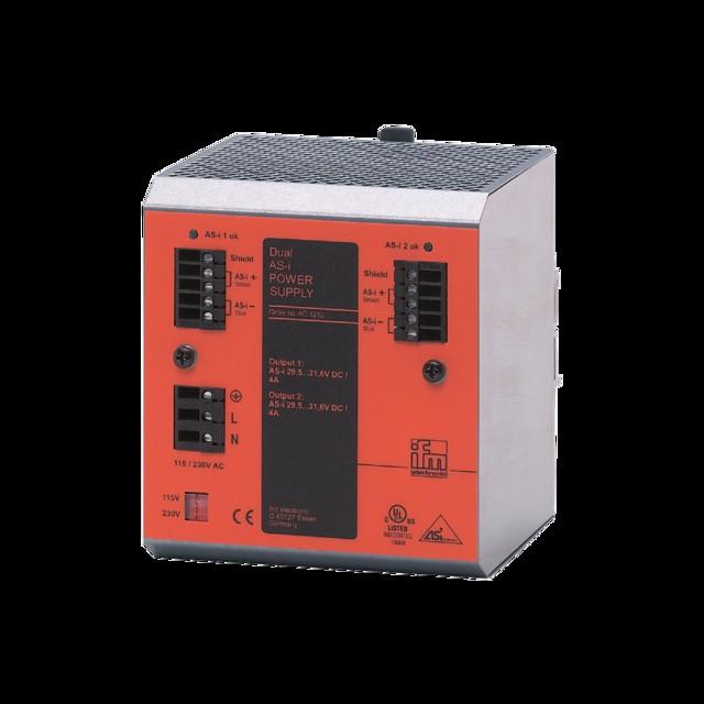 IFM AC1212 Power supply unit AS-i dual power supply 115/230VAC f.2x integrated power supply units