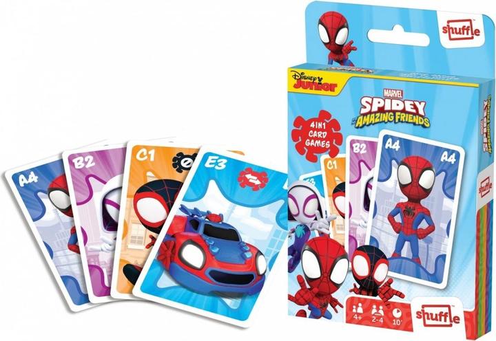 Produktbild ASS Altenburg Disney Marvel Spidey & Friends - Quartett 4 in 1 (DE-Ausgabe) (Englisch)