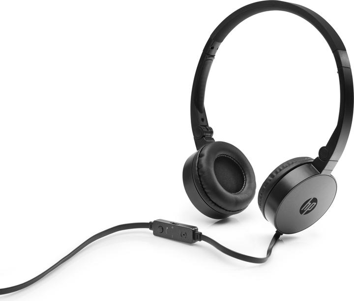 Actual product image HP H2800 Stereo Headset black (Cable)