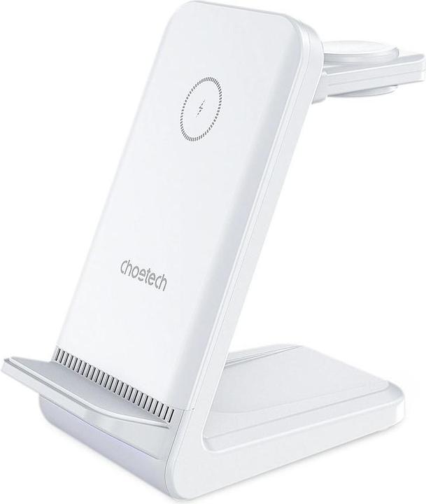 Choetech T608 15W 4in1 induction charging station - white (15 W)
