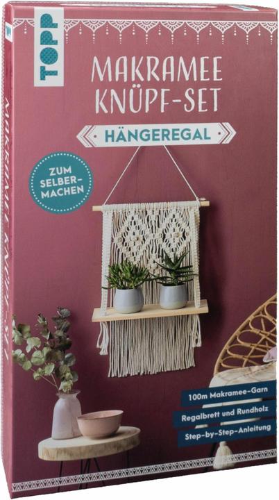 Actual product image Topp Macramé knotting set "Hanging shelf"